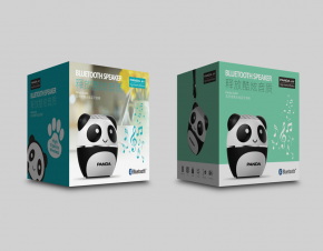 PANDA熊猫品牌蓝牙音箱包装设计