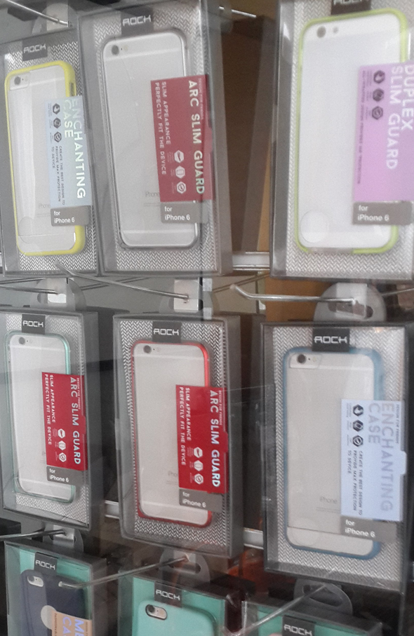 ROCK mobile phone case packing design