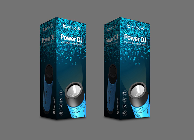 iconix Bluetooth Speaker Packing Design