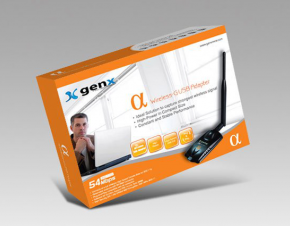 genx 无线网卡 包装设计